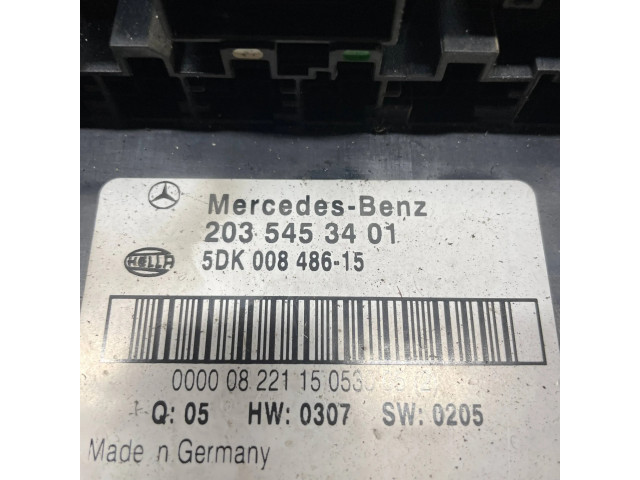 Блок предохранителей  A203545341, 5DK00848615   Mercedes-Benz CLK A209 C209    