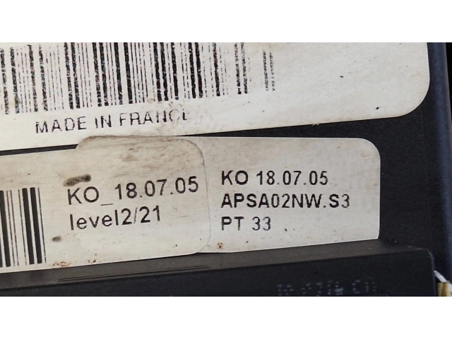 Jednotka ABS 9660067280, APSA02NWS3   Peugeot 407 2006