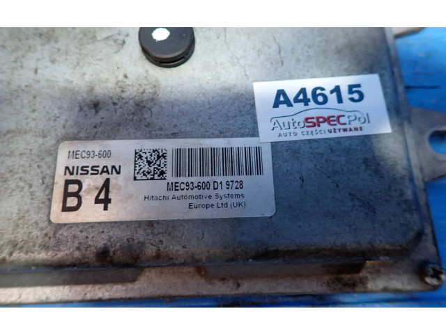 Řídící jednotka MEC93-600, A4615   Nissan Qashqai 2007