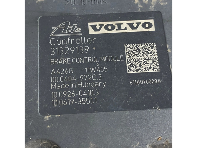 Блок АБС 31329139, 000404972C3   Volvo  XC60  2009-2013 года