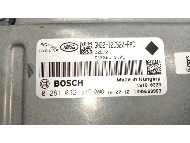 Řídící jednotka GH2212C520PAC, 0281032649   Land Rover Discovery 5 2017