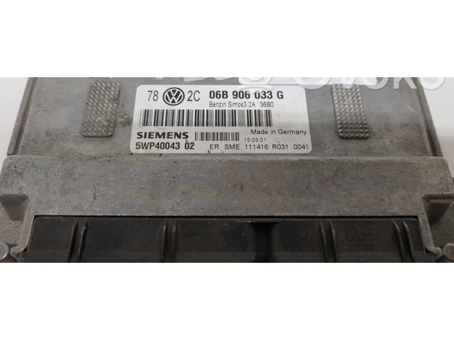 Řídící jednotka 06B906033G   Volkswagen Polo 2003