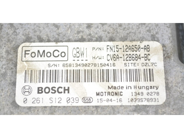 Блок управления двигателя FN1512A650AB   Ford Ecosport