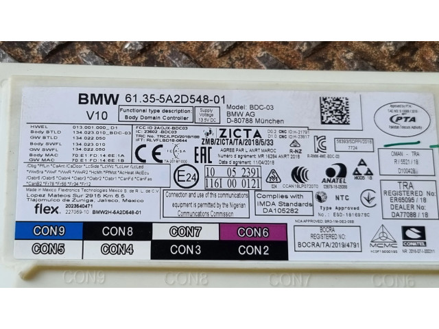 Řídící jednotka 5A2D548, 5A14628   BMW 3 G20 G21 2021
