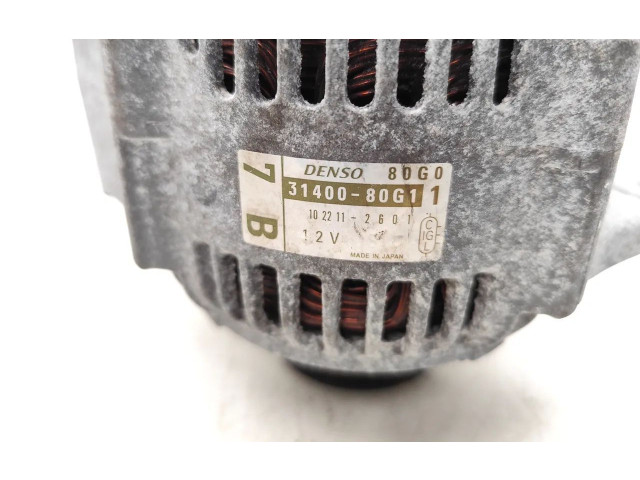 Генератор 31400-80G1, 102211-2601   Suzuki Jimny      