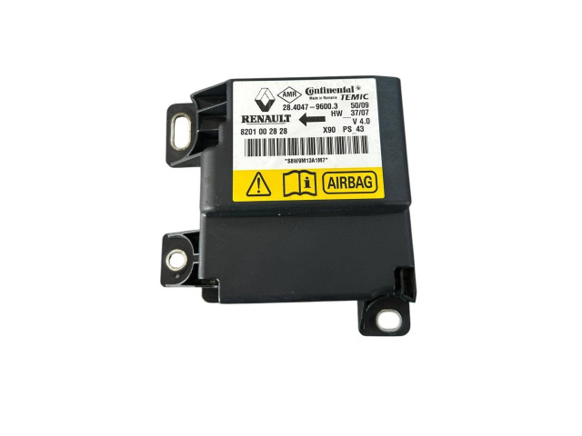Блок подушек безопасности 28404796003, 8201002828   Dacia Sandero
