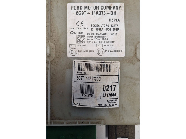 Блок комфорта 6G9T14A073DH, LTQF01125TP   Ford S-MAX   