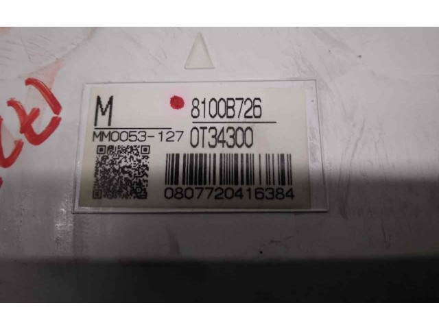 Přístrojová deska  Mitsubishi ASX 2012 8100B726  