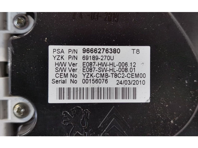 Přístrojová deska  Peugeot 5008 2010 9666276380, 9666247580  