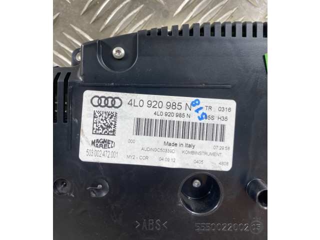 Přístrojová deska  Audi Q7 4L 2013 4L0920985N  