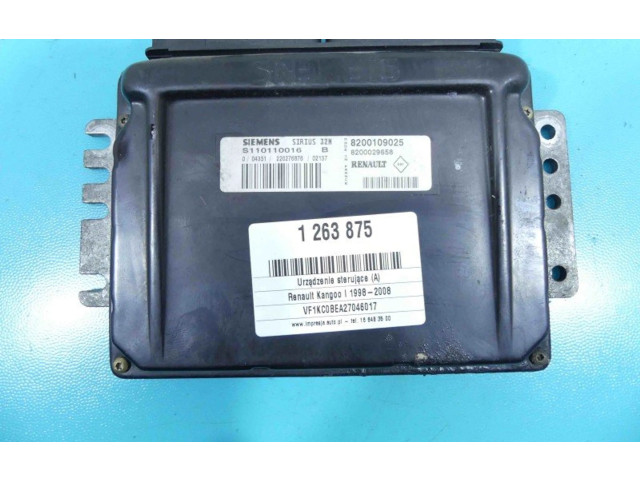 Řídící jednotka 8200109025, IMPRK1263875   Renault Kangoo I 2002