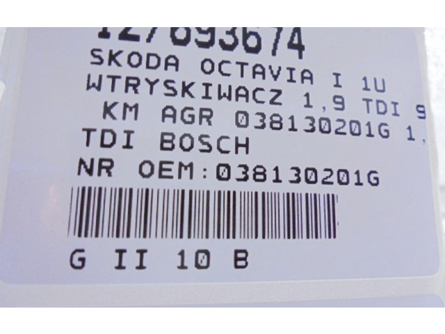 Vstřikovač 038130201G, 038130201G   Skoda Octavia Mk1 (1U)     