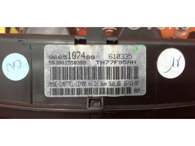 Přístrojová deska  Peugeot 308 2007 9665107480, 9665107480  