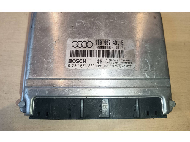 Блок управления двигателя 4B0907401E, 28RTE220   Audi A6 S6 C5 4B