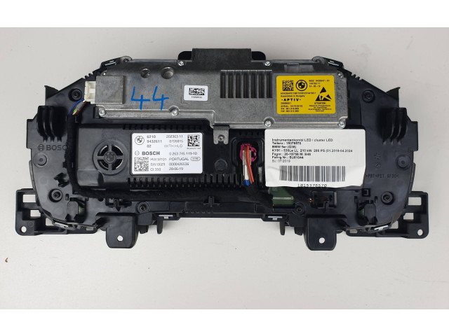 Přístrojová deska  BMW 3 G20 G21 2020 9432611, 0000426536  