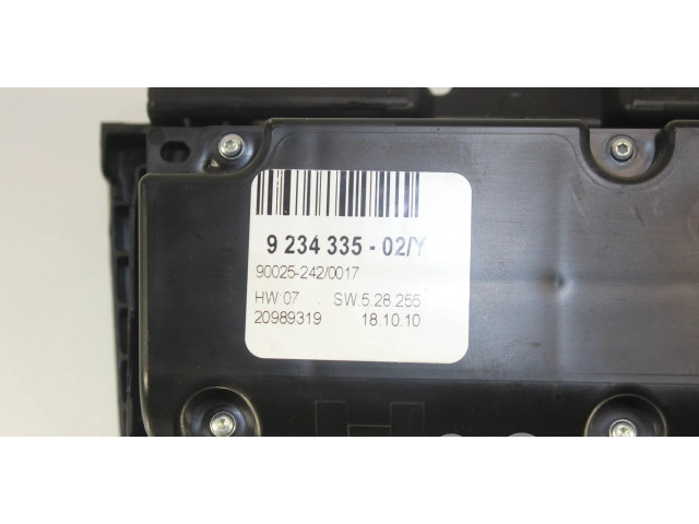 Блок управления климат-контролем 9234335, 20989319   BMW X6 E71