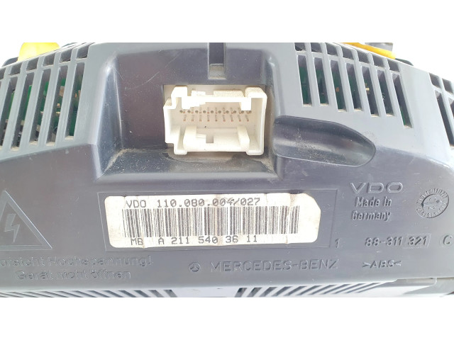 Панель приборов A2115403611   Mercedes-Benz E W211       