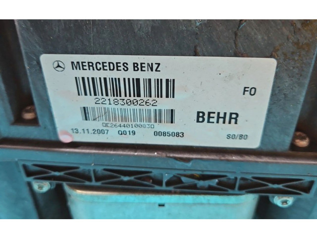 Вентилятор печки    2218300262, IMPRK1363626   Mercedes-Benz S W221