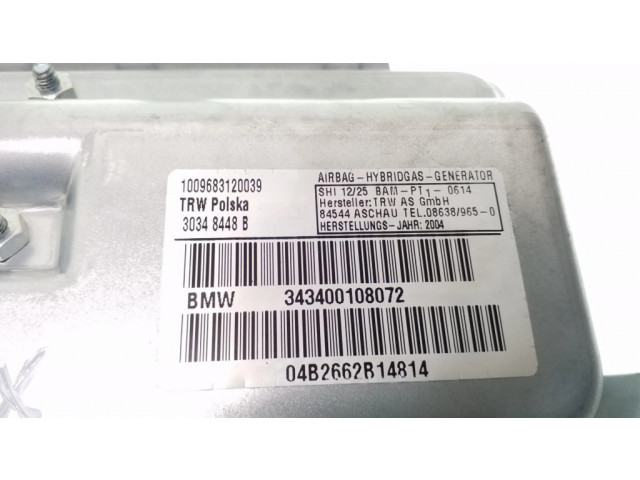 Подушка безопасности двери 343400108072, 30348448B   BMW X3 E83