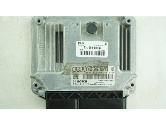 Řídící jednotka 03L906018JL, 0281018129   Audi A4 S4 B8 8K 2013