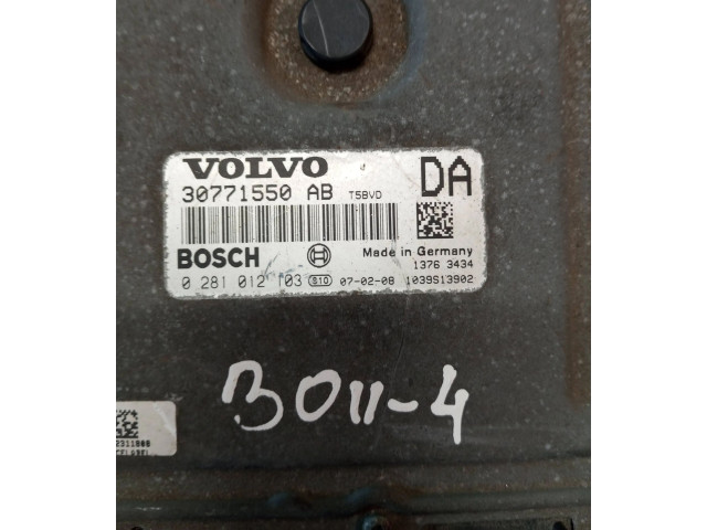 Řídící jednotka 30771550AB, 0281012103   Volvo XC70 2007