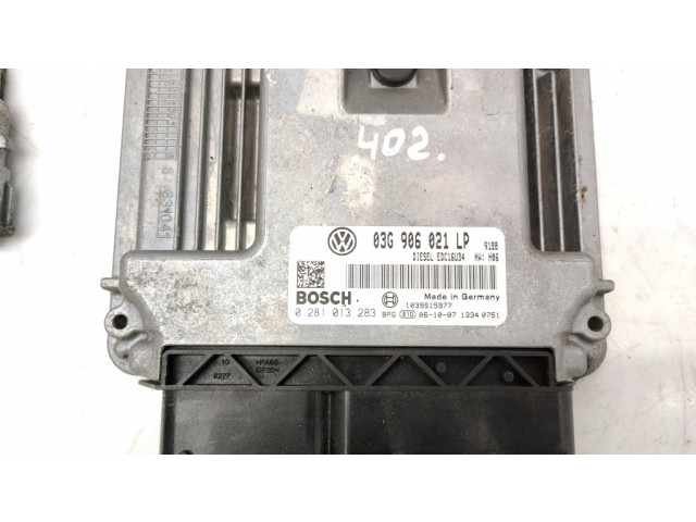 Řídící jednotka 03G906021LP, 0281013283   Seat Toledo III (5P) 2007