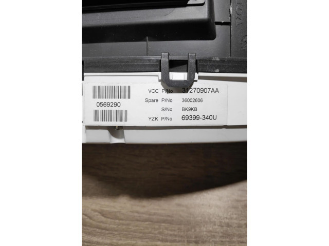 Přístrojová deska  Volvo XC60 2009 31270907aa, 69399340u  