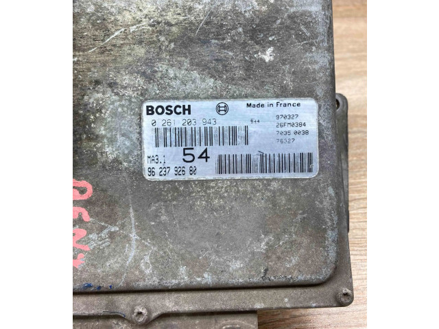 Řídící jednotka 9623792680, 0261203943   Peugeot 106 1992