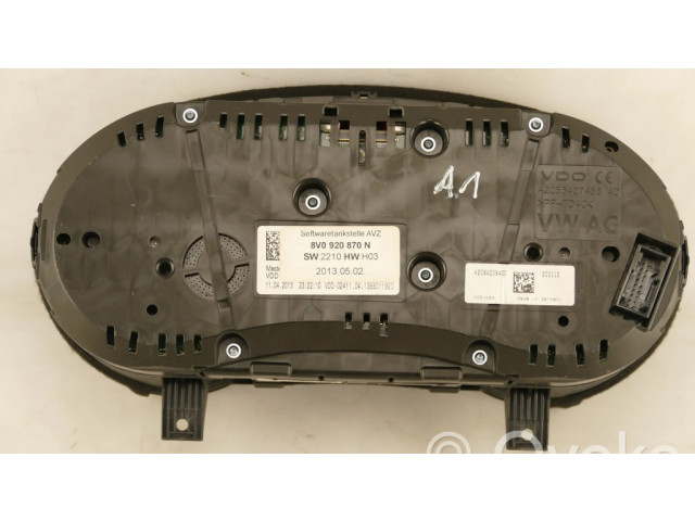 Панель приборов 8V0920870N   Audi A3 S3 8V       