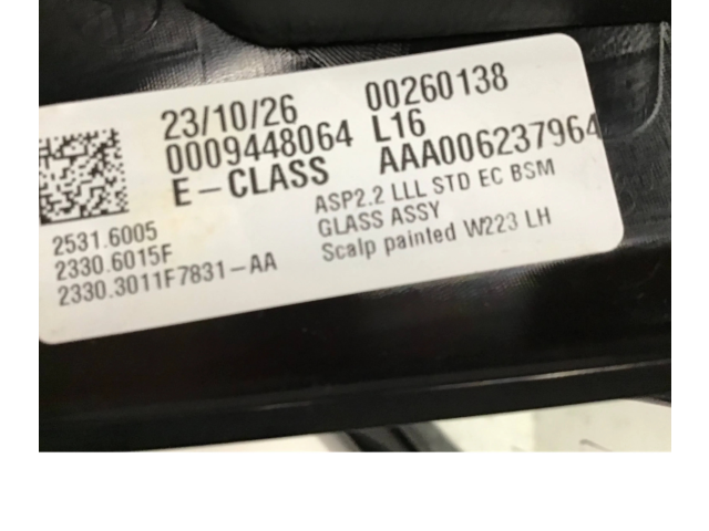 Zpětné zrcátko  Mercedes-Benz E W214 2024  E1041526, AAA006237964  