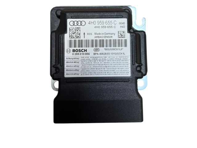 Блок подушек безопасности 4H0959655C, 0285010856   Audi A8 S8 D4 4H
