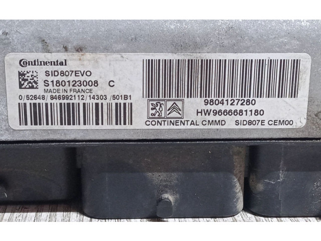 Řídící jednotka 9666681180, 9804127280   Peugeot 308 2015