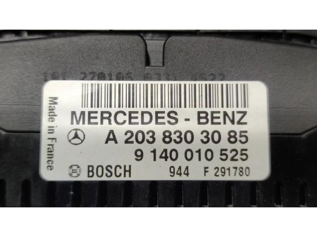 Блок управления климат-контролем A2038303085   Mercedes-Benz CLK A209 C209