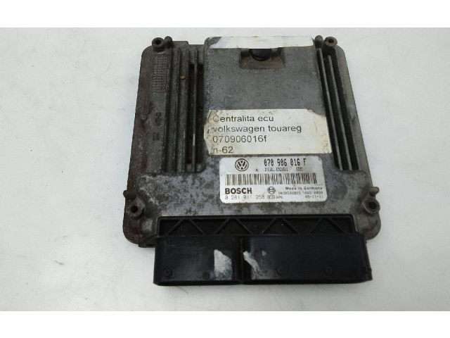 Блок управления двигателя 070906016f   Volkswagen Touareg I