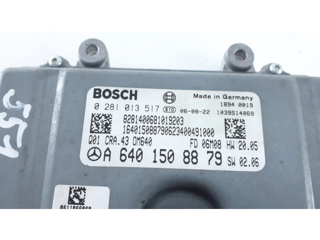 Řídící jednotka A6401508879, 0281013517   Mercedes-Benz A W169 2005