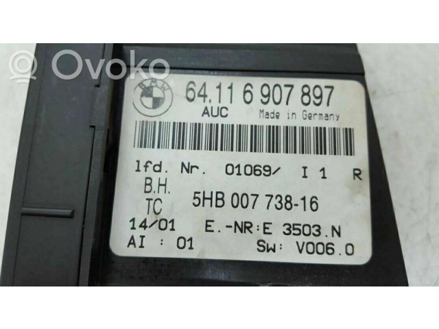 Блок управления климат-контролем 64116907897   BMW 3 E46