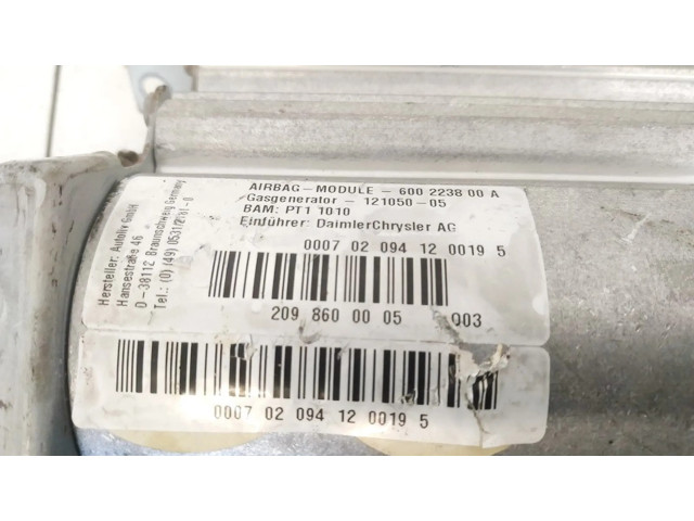 Подушка безопасности пассажира 2098600005, 000702094   Mercedes-Benz CLK A209 C209