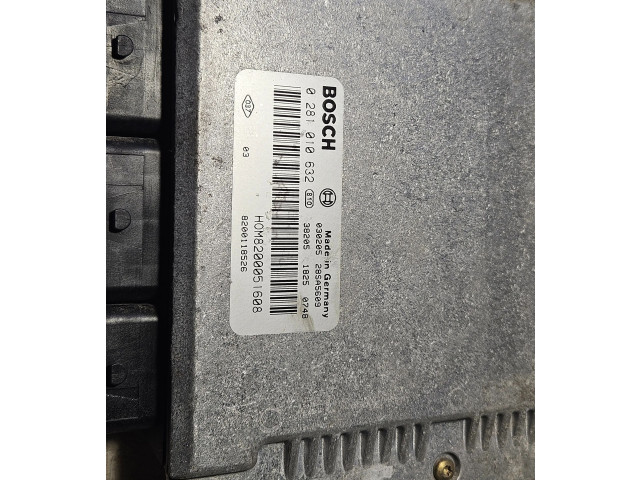 Блок управления двигателя 8200051608, 0281010632   Nissan Primastar