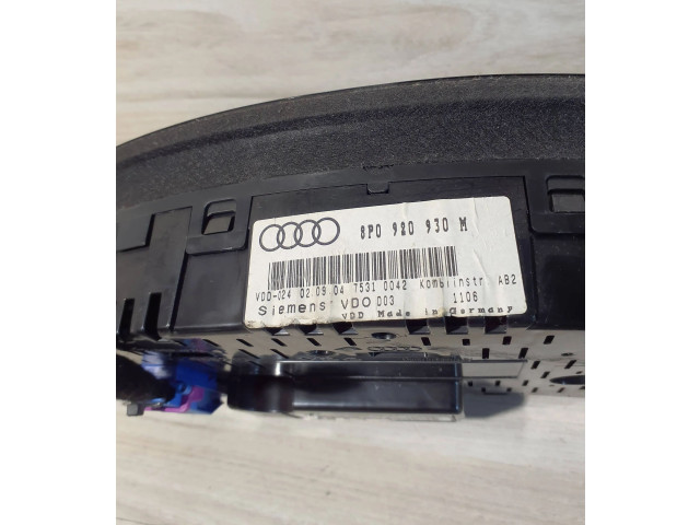 Přístrojová deska  Audi A3 S3 A3 Sportback 8P 2007 8P0920930M  