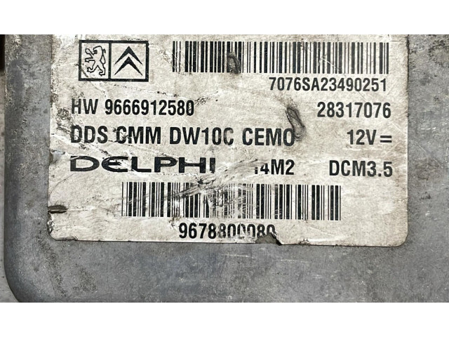Řídící jednotka 9666912580, 9666912580   Peugeot 807 2007