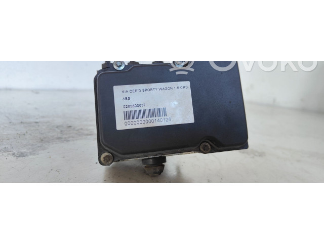 Блок АБС 0265800637   KIA  Ceed  2006 - 2012 года