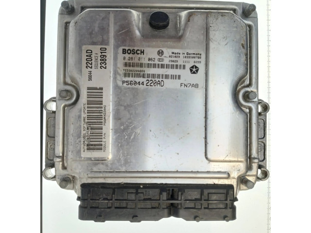 Řídící jednotka 0281011062, P56044220AD   Jeep Cherokee 2004