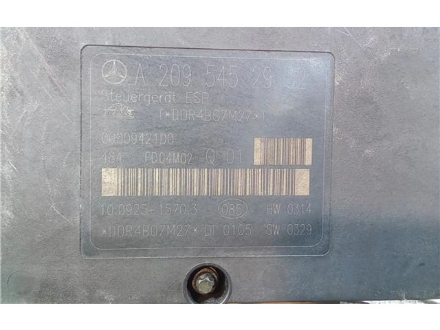 Блок АБС A2095452932, A2095452932   Mercedes-Benz  CLK A209 C209  2002 - 2009 года