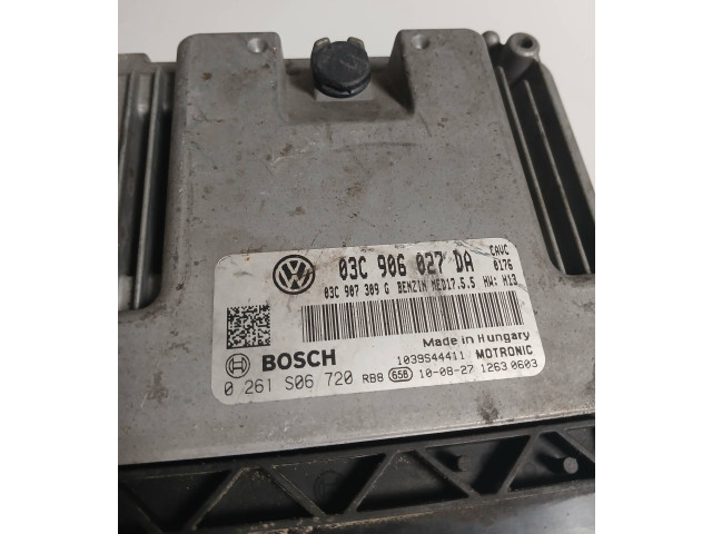 Блок управления двигателя 03C906027DA, 03C907309G   Volkswagen Touran II