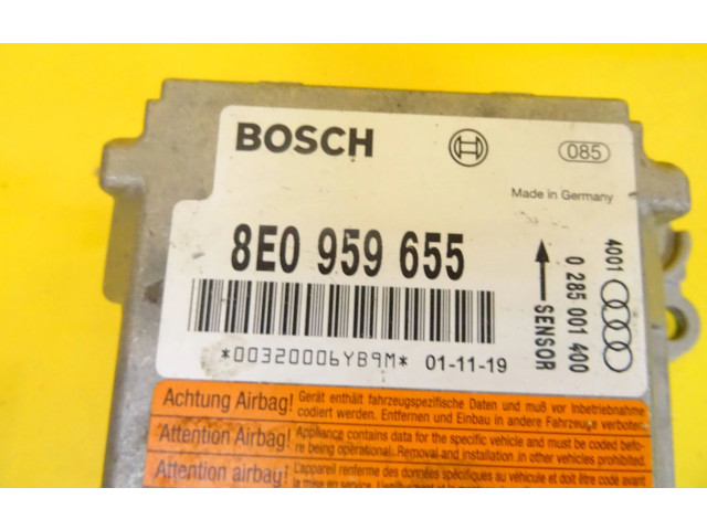 Блок управления надувных подушек 8E0959655   Audi A4 S4 B6 8E 8H