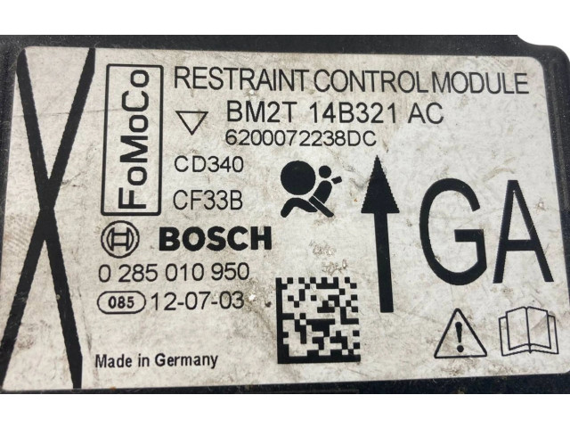 Блок подушек безопасности BM2T14B321AC, 0285010950   Ford S-MAX