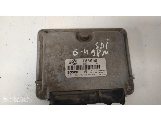 Блок управления двигателя 038906013, 0281001759   Volkswagen Golf IV