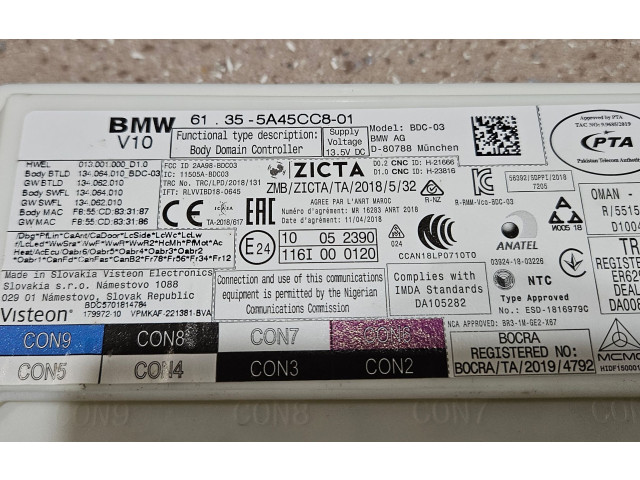 Řídící jednotka 5A23E06, 5A45CC8   BMW 3 G20 G21 2022