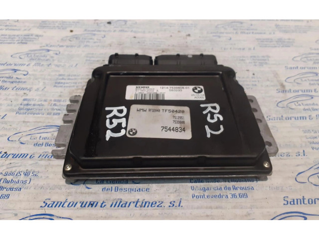 Блок управления двигателем ECU    CENTRALITAMOTORUCE   Mini One - Cooper Cabrio R52