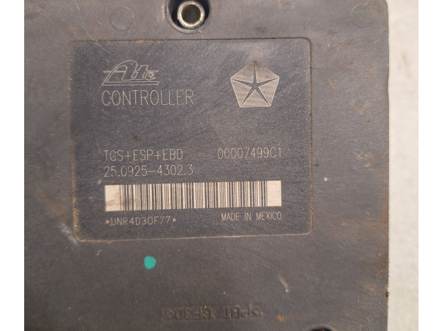 Блок АБС 00007499C1, 25092543023   Chrysler  300 - 300C  2005 - 2010 года